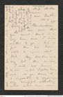 Nachlass Franz Steindachner, Brief von Alexander Goodman More an Franz Steindachner (05.11.1878), Inv.Nr. 349.04, Seite 1